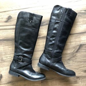 Marc Fisher black leather boots